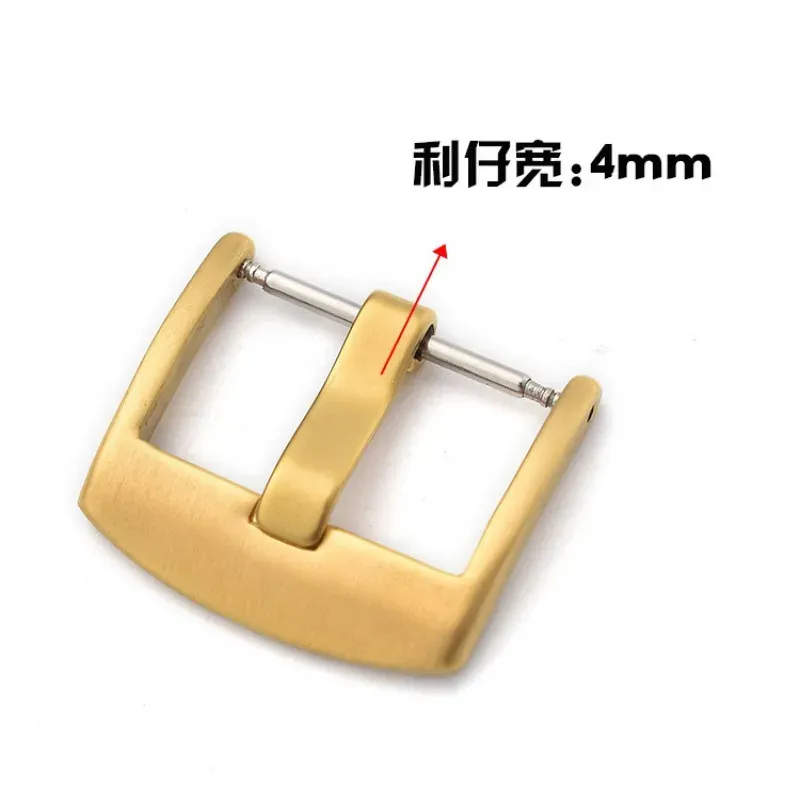 Boucle de montre acier inoxydable 16 à 24 mm brossée
