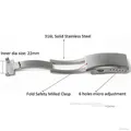 Boucle de montre acier inoxydable 18 à 22 mm double sécurité – 6
