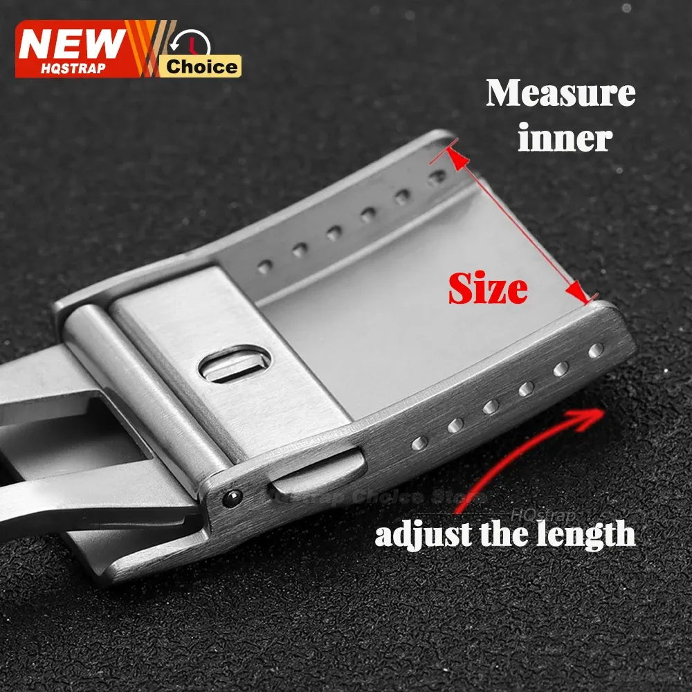 Boucle de montre acier inoxydable 18 à 22 mm pliante