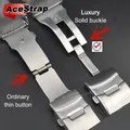 Boucle de montre acier inoxydable 18 à 24 mm pliante – 2