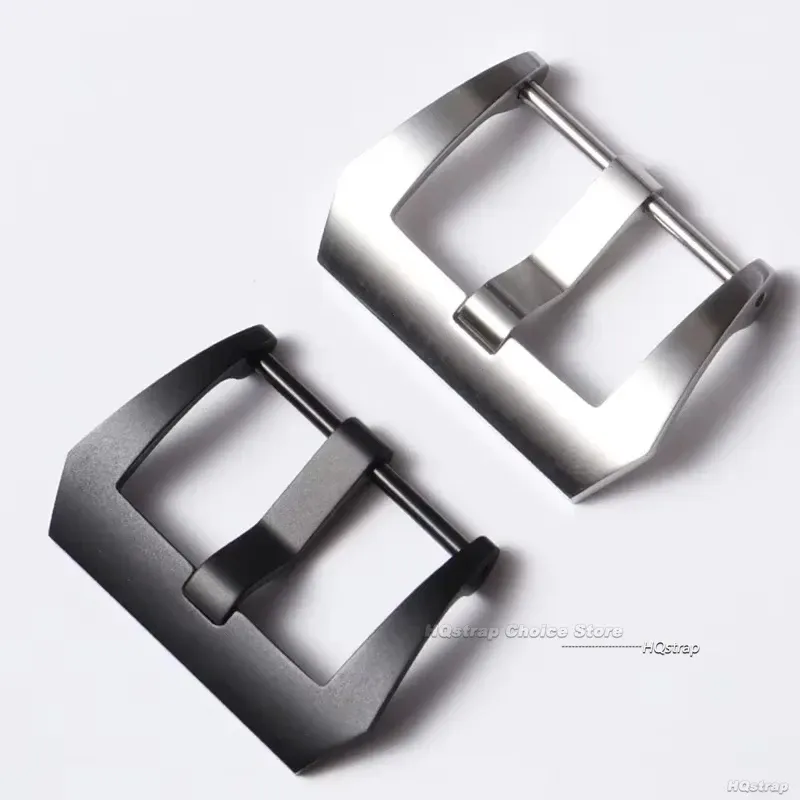 Boucle de montre acier inoxydable 20 à 26 mm mate ou polie
