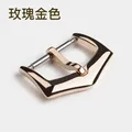 Boucle de montre métallique 16 à 18 mm acier inoxydable – Couleur rose gold-18mm