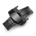 Boucle de montre papillon acier 16 à 22 mm poli ou mat – Couleur 20mm-black