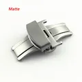 Boucle de montre papillon acier 16 à 22 mm poli ou mat – Couleur 22mm-matte steel