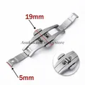 Boucle de montre papillon acier 4 à 6 mm double clic – Couleur 5x19mm