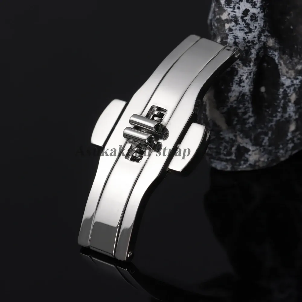 Boucle de montre papillon acier 4 à 6 mm double clic