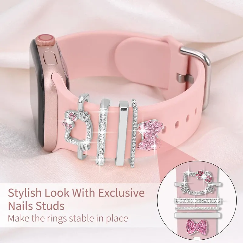 Boucle décorative de bracelet de montre fantaisie