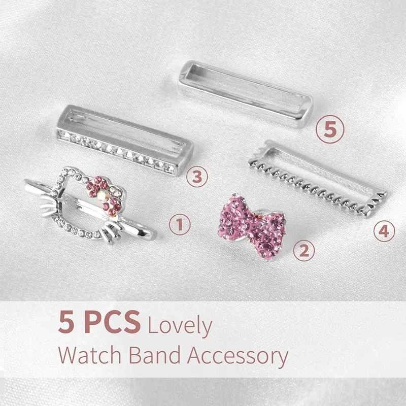 Boucle décorative de bracelet de montre fantaisie