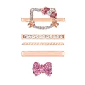 Boucle décorative de bracelet de montre fantaisie – Couleur Rose Golden