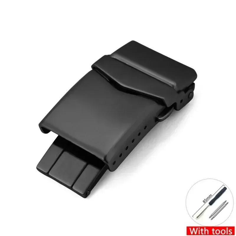 Boucle montre acier inoxydable 16 à 22 mm