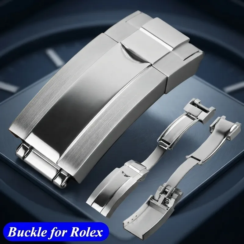 Boucle montre pliante double sécurité 9 et 16 mm