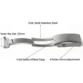 Boucle montre solide pliable 18 à 22 mm – 1