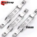 Boucle papillon bracelet montre 3 à 6 mm – Couleur 6mm 3pcs 1set