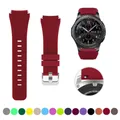 Bracelet 20 à 22 mm pour Samsung et Huawei – Couleur du bracelet Rose rouge 21