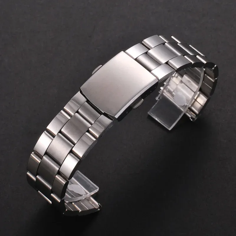 Bracelet acier 12 à 22 mm réglable mode