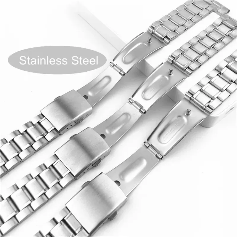 Bracelet acier 12 à 22 mm réglable mode
