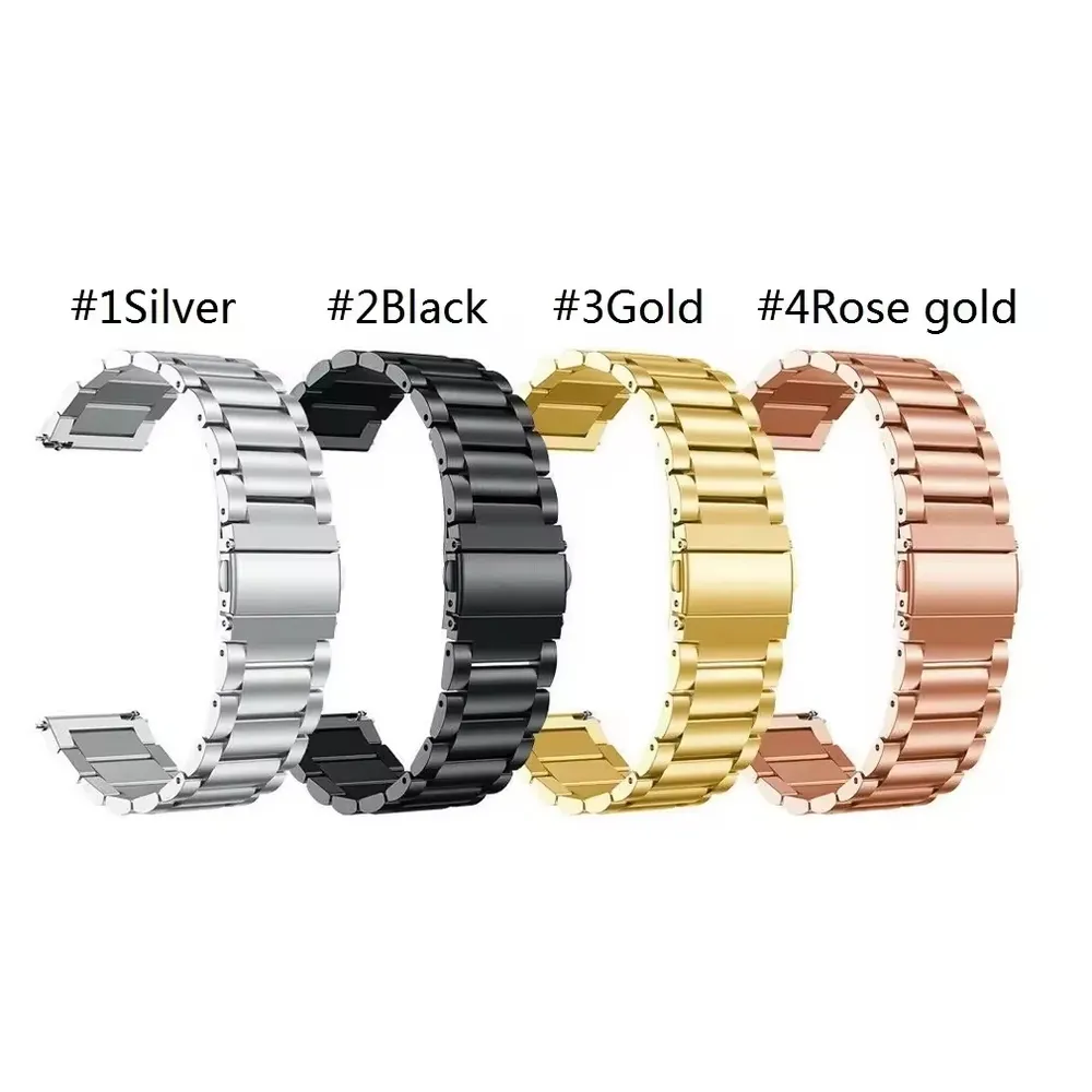 Bracelet acier 18 à 22 mm pour Samsung Galaxy Watch 7