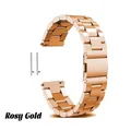 Bracelet acier 18 à 22 mm pour Samsung Galaxy Watch 7 – Couleur ROSY GOLD
