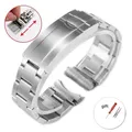 Bracelet acier 20 à 21 mm pour Rolex Submariner – Couleur du bracelet Frosted silver 2
