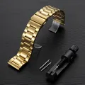 Bracelet acier 20 à 22 mm pour Samsung et Huawei – Couleur du bracelet Gold