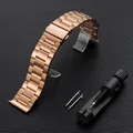 Bracelet acier 20 à 22 mm pour Samsung et Huawei – Couleur du bracelet Rosegold