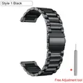 Bracelet acier 22 mm pour Huawei Watch GT6 5 4 3 – Color black