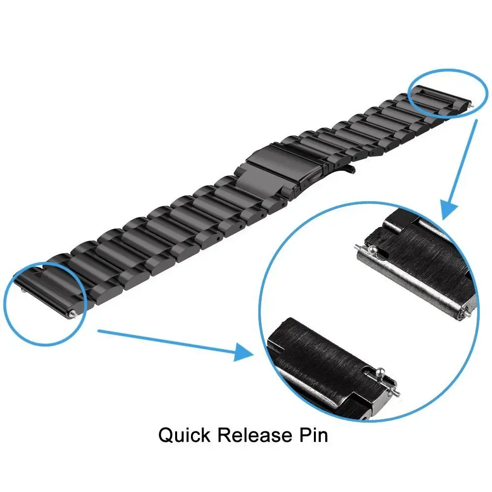Bracelet acier 22 mm pour Huawei Watch GT6 5 4 3