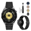 Bracelet acier 22 mm pour Huawei Watch GT7 Pro – Couleur du bracelet Black