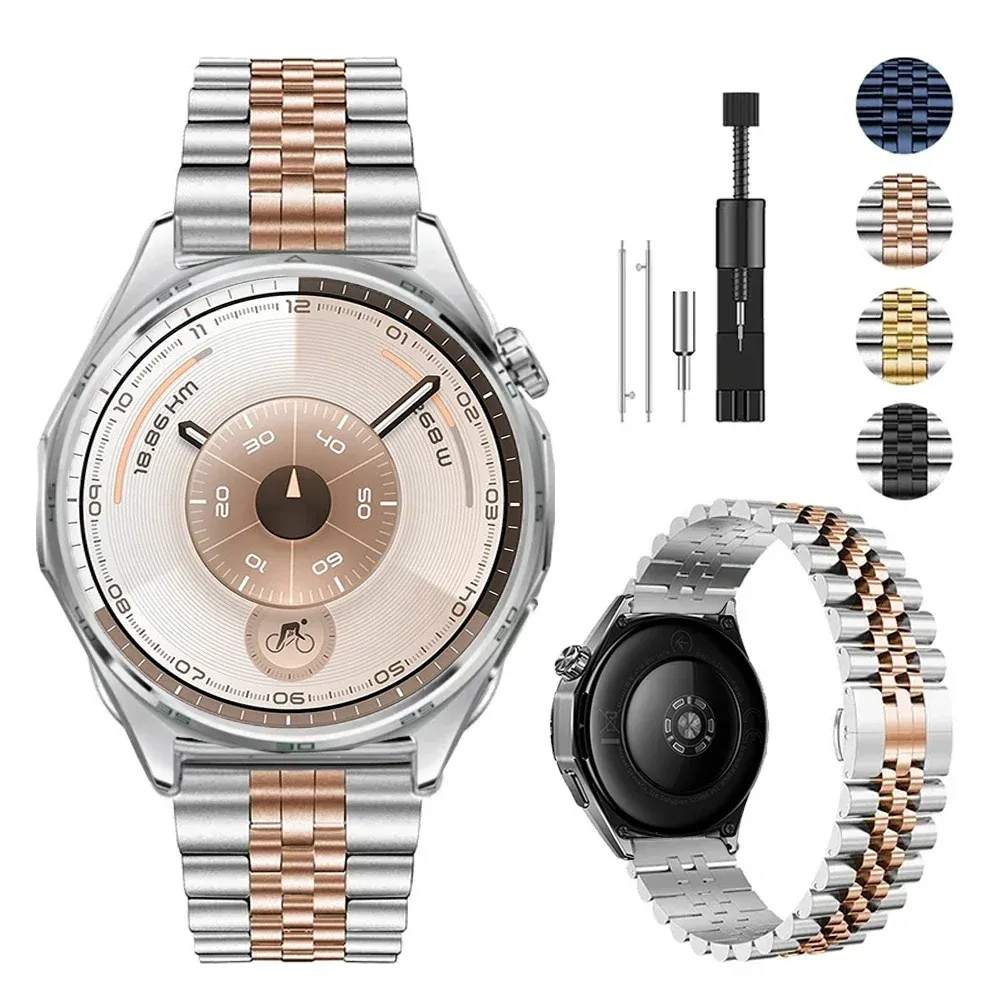 Bracelet acier 22 mm pour Huawei Watch GT7 Pro