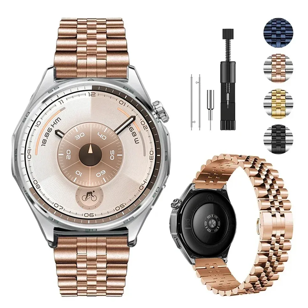 Bracelet acier 22 mm pour Huawei Watch GT7 Pro