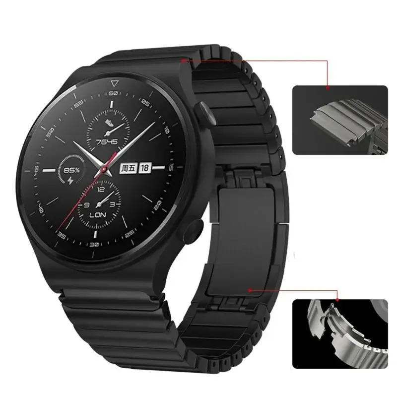 Bracelet acier 22 mm pour Huawei Watch GT7 Pro