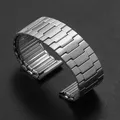 Bracelet acier extensible 22 mm universel homme femme – Couleur du bracelet Silver