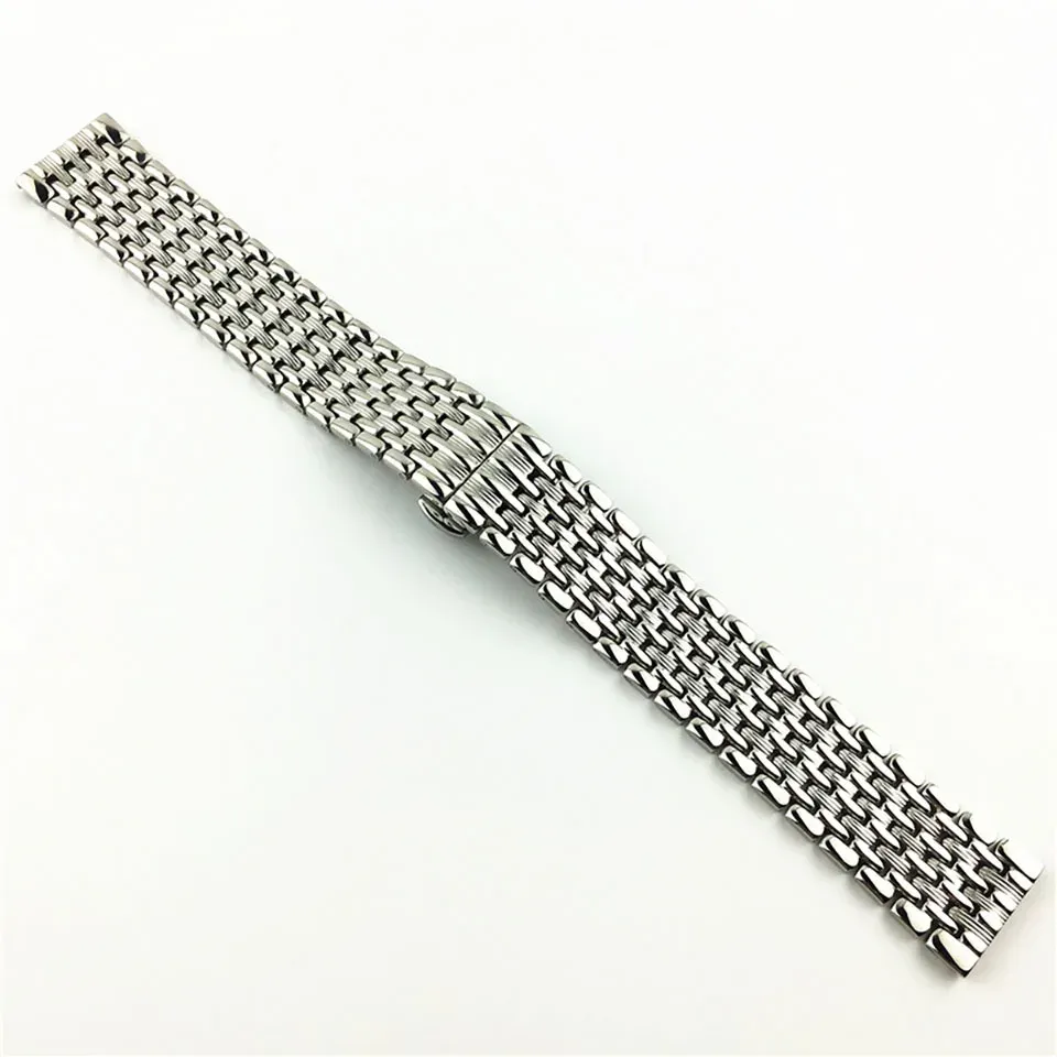 Bracelet acier inoxydable 12 à 22 mm poli