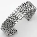 Bracelet acier inoxydable 12 à 22 mm poli – Couleur du bracelet Silver