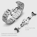 Bracelet acier inoxydable 12 à 22 mm pour Longines Huawei – 3