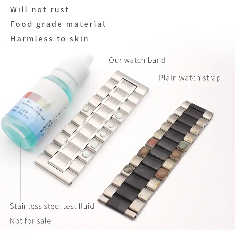Bracelet acier inoxydable 12 à 22 mm pour Longines Huawei