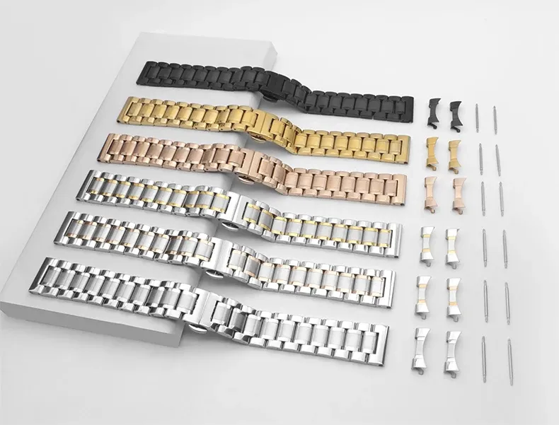 Bracelet acier inoxydable 12 à 22 mm pour Longines Huawei