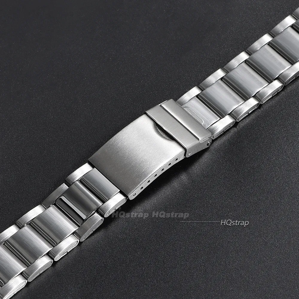 Bracelet acier inoxydable 12 à 24 mm universel
