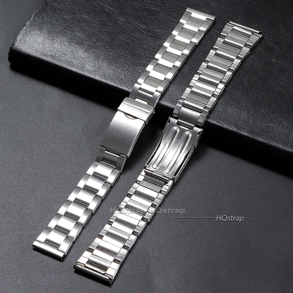 Bracelet acier inoxydable 12 à 24 mm universel
