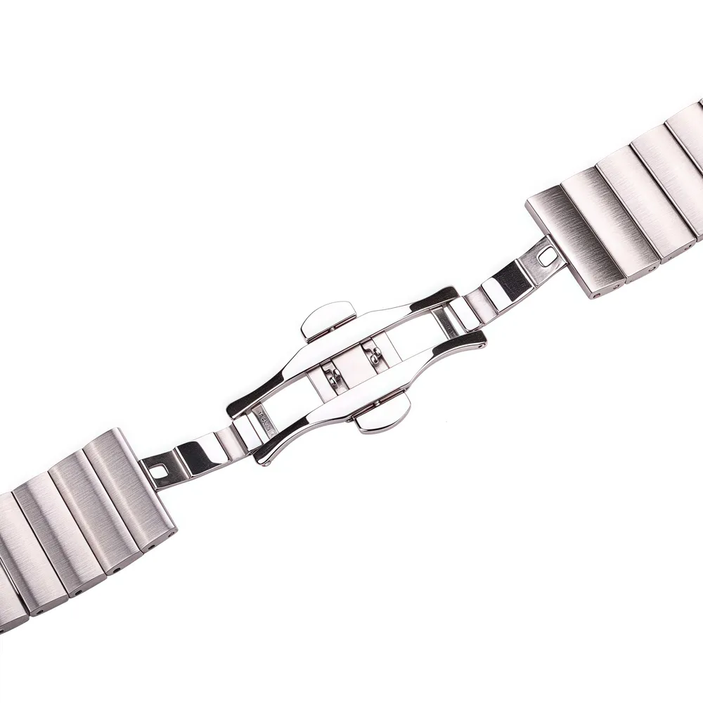 Bracelet acier inoxydable 16 à 22 mm à dégagement rapide