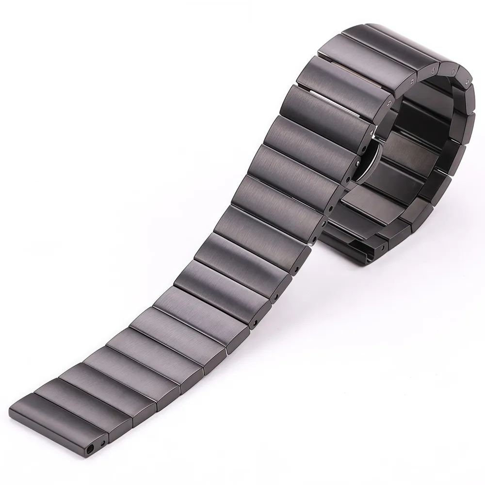 Bracelet acier inoxydable 16 à 22 mm à dégagement rapide