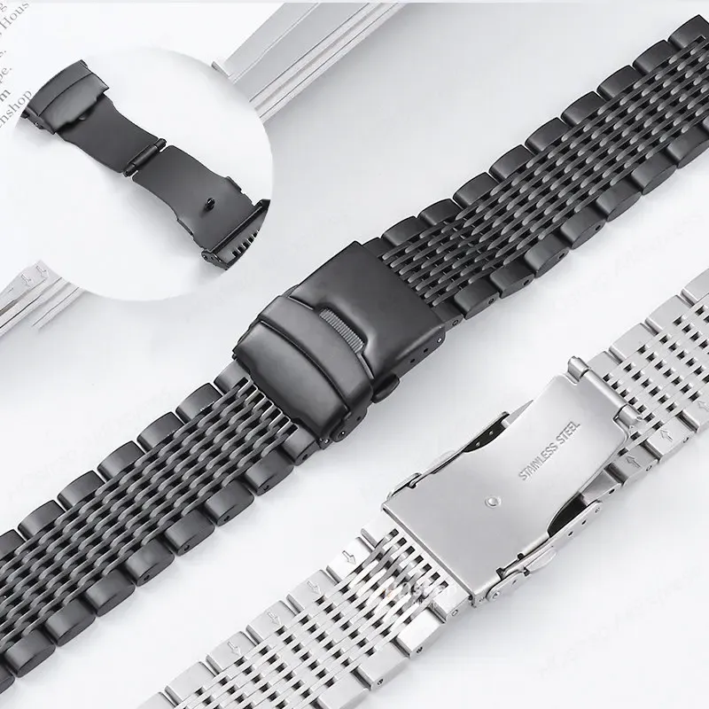 Bracelet acier inoxydable 18 à 24 mm pour Samsung
