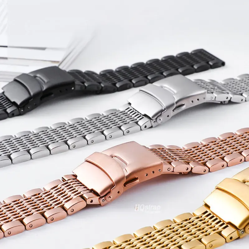 Bracelet acier inoxydable 18 à 24 mm pour Samsung