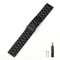 Bracelet acier inoxydable 22 mm pour Amazfit Huawei – Couleur du bracelet Black