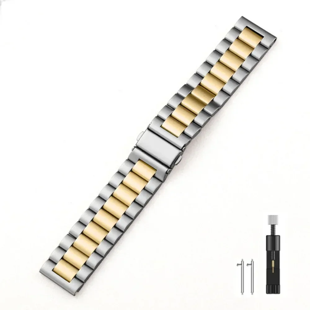 Bracelet acier inoxydable 22 mm pour Amazfit Huawei