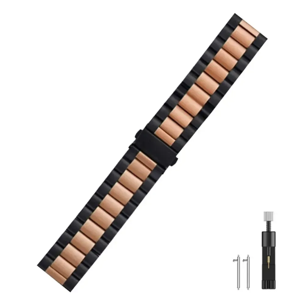 Bracelet acier inoxydable 22 mm pour Amazfit Huawei