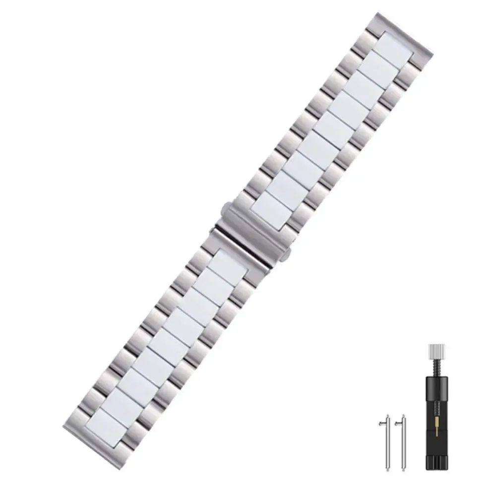 Bracelet acier inoxydable 22 mm pour Amazfit Huawei