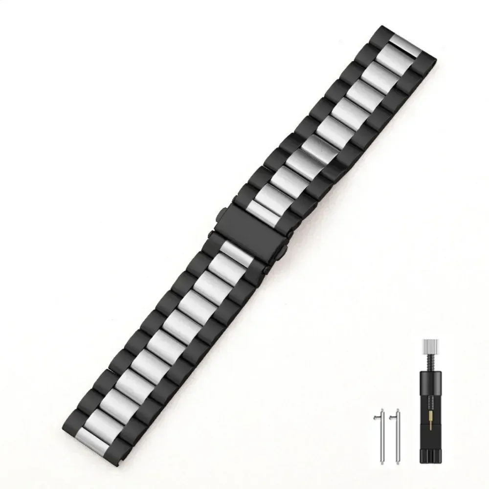 Bracelet acier inoxydable 22 mm pour Amazfit Huawei