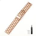 Bracelet acier inoxydable 22 mm pour Amazfit Huawei – Couleur du bracelet Rose gold