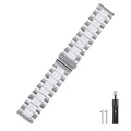 Bracelet acier inoxydable 22 mm pour Amazfit Huawei – Couleur du bracelet Silver white